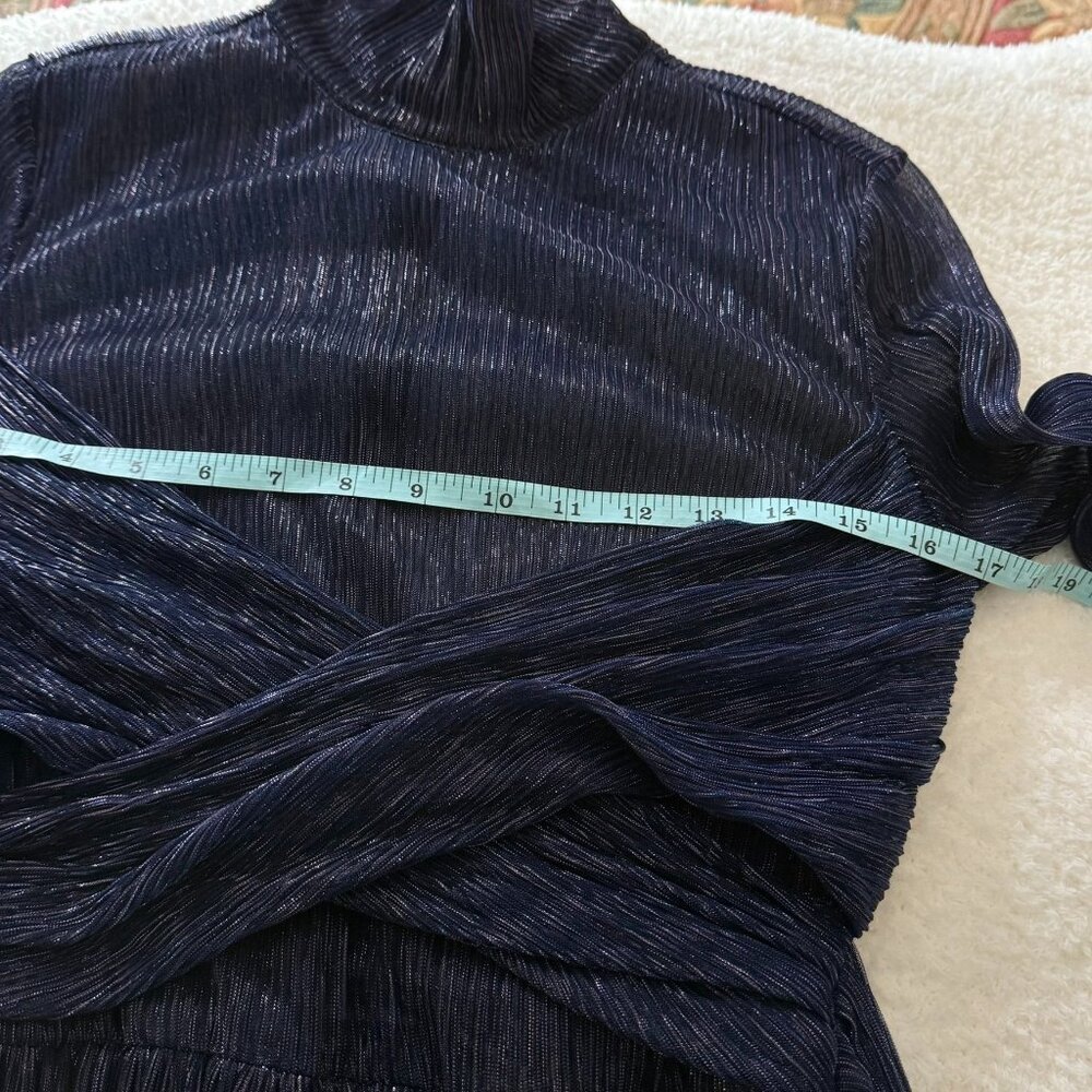 Sabina Musayev Sheer Navy Dress M - Picture 15 of 15